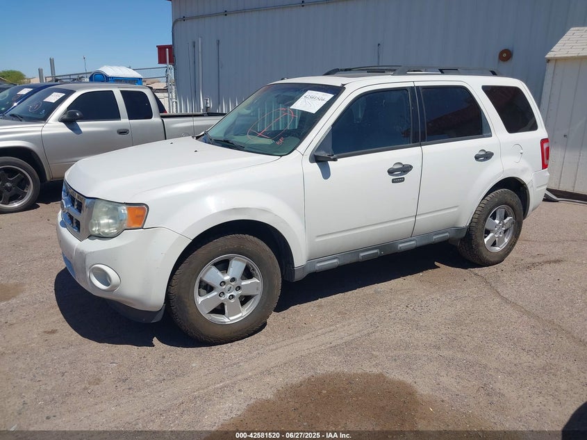Vin: 1fmcu0dg6bka08390, lot: 43074433, ford escape xlt 20112