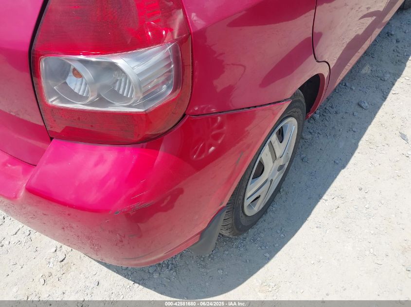 2008 Honda Fit VIN: JHMGD384X8S073855 Lot: 42581680