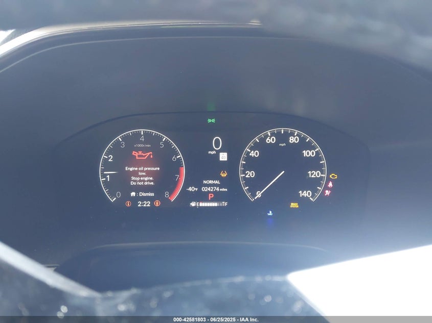 VIN 7FARS4H73SE000352 2025 HONDA CR-V EX-L AWD
