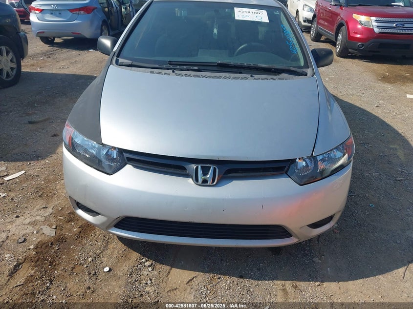 2007 HONDA CIVIC VIN: 2HGFG12887H573606