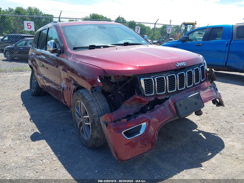 VIN 1C4RJFBG8LC377356 2020 JEEP GRAND CHEROKEE LIMITED 4X4