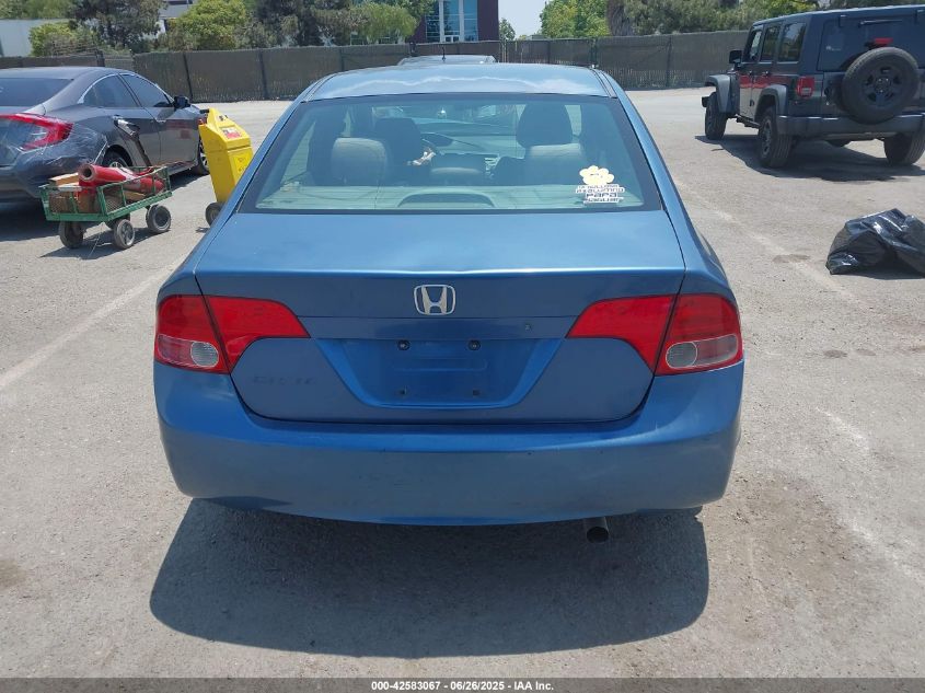 2007 Honda Civic Lx VIN: 1HGFA16517L067698 Lot: 42583067