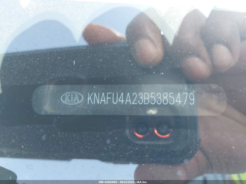 2011 Kia Forte Ex VIN: KNAFU4A23B5385479 Lot: 42583080