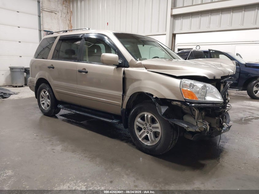 2HKYF18445H569720 2005 Honda Pilot Ex auction photo 1
