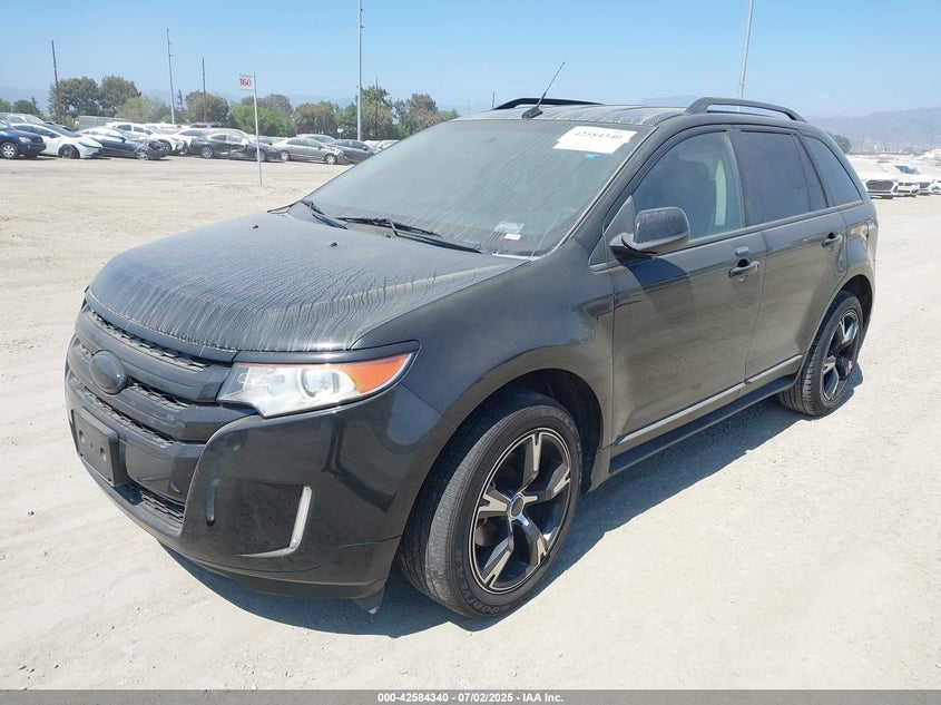 Vin: 2fmdk3j9xdba74519, lot: 43077253, ford edge sel 20132