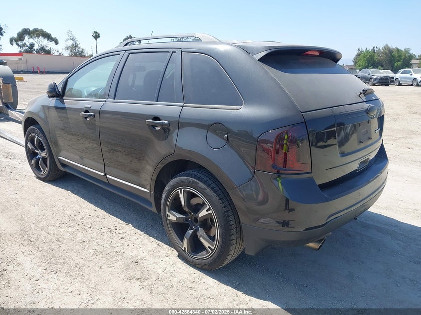 Vin: 2fmdk3j9xdba74519, lot: 43077253, ford edge sel 20133