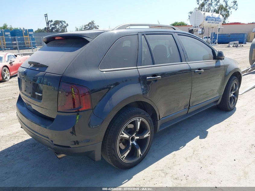 Vin: 2fmdk3j9xdba74519, lot: 43077253, ford edge sel 20134