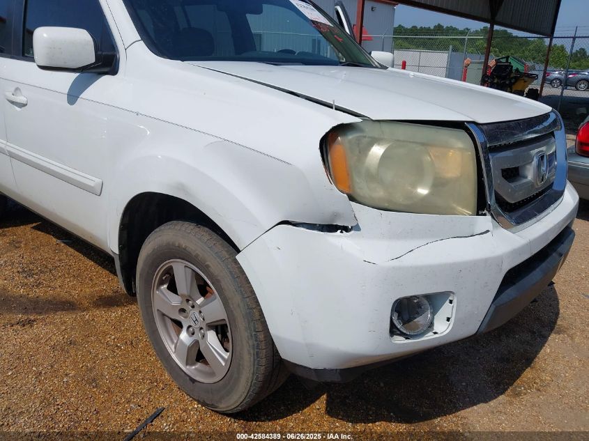 2009 Honda Pilot Ex-L VIN: 5FNYF38679B003696 Lot: 42584389