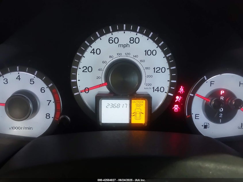 2011 Honda Pilot Ex-L VIN: 5FNYF4H50BB077724 Lot: 42584827