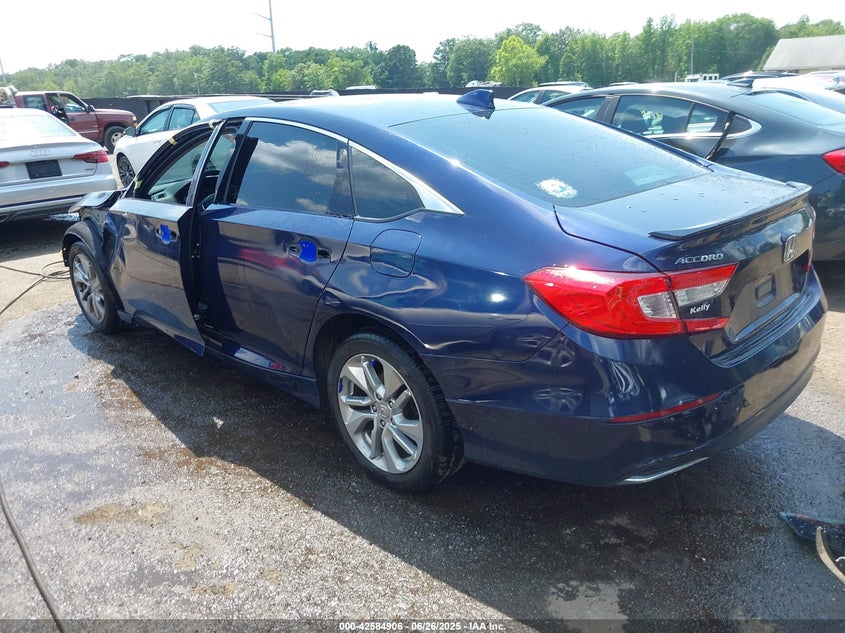 2019 HONDA ACCORD VIN: 1HGCV1F16KA156868