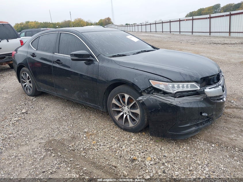 2015 Acura Tlx Tech black sedan gasoline 19UUB1F5XFA005893 photo #1