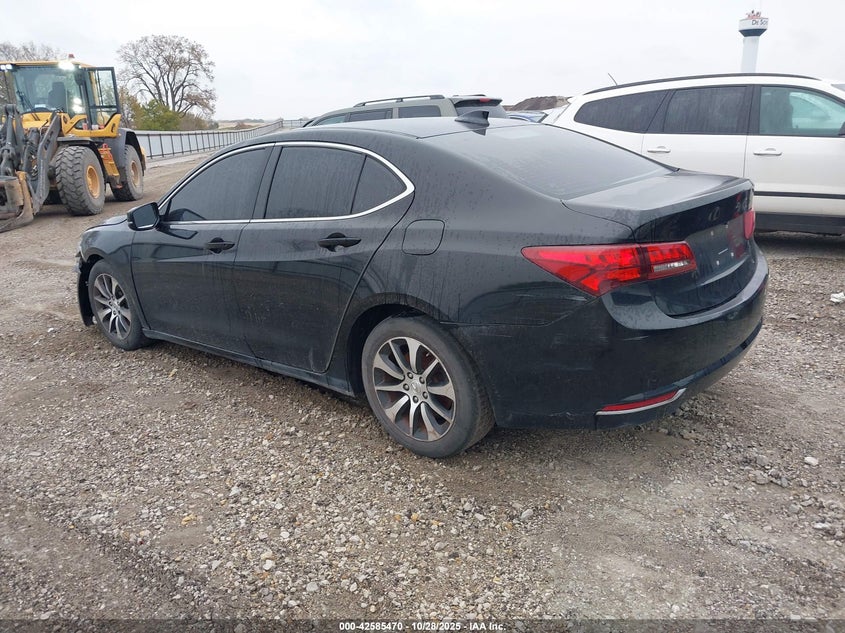 2015 Acura Tlx Tech black sedan gasoline 19UUB1F5XFA005893 photo #4