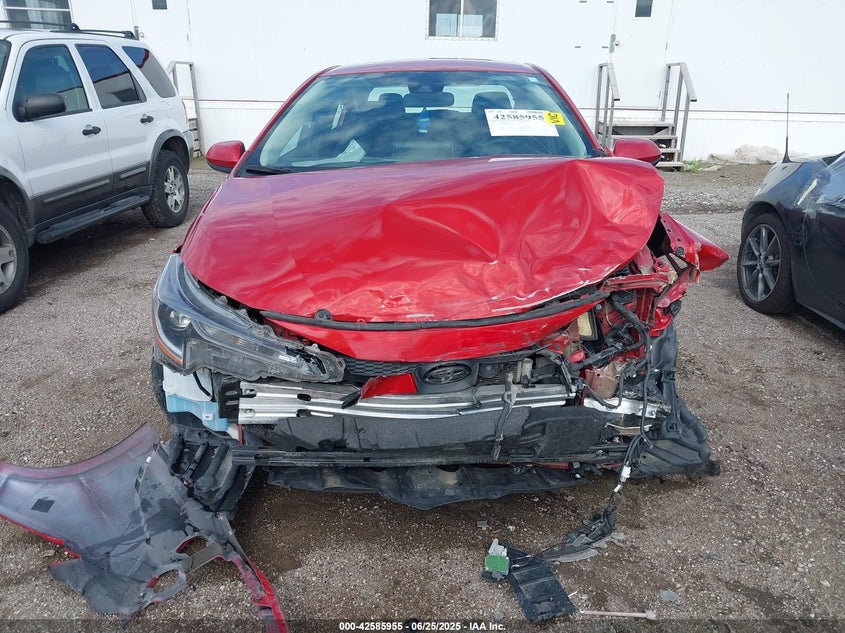 VIN 5YFEPMAE0MP254659 2021 TOYOTA COROLLA LE