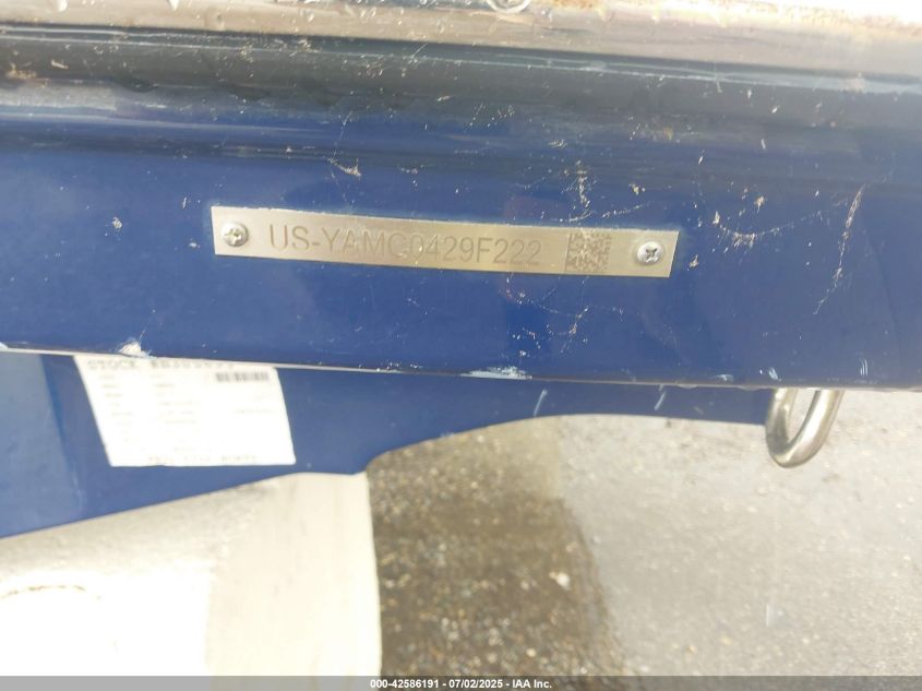 2022 Yamaha Other VIN: YAMC0429F222 Lot: 42586191