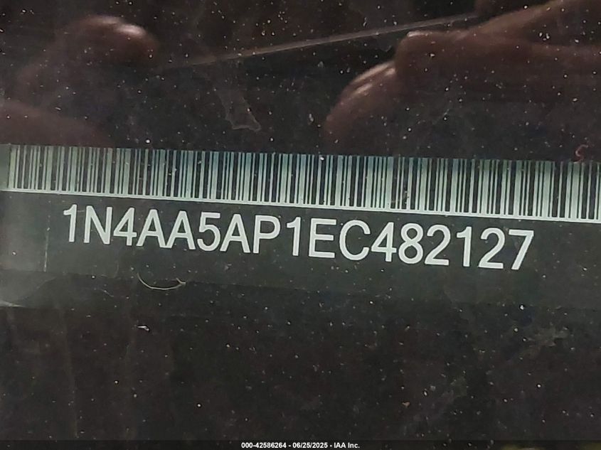2014 Nissan Maxima 3.5 Sv VIN: 1N4AA5AP1EC482127 Lot: 42586264