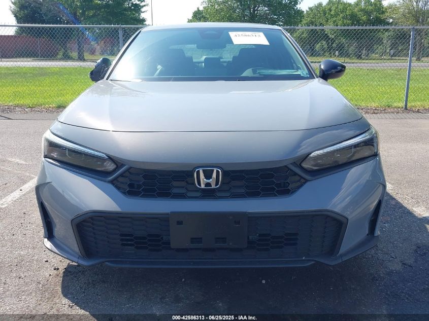 2025 Honda Civic Sport VIN: 2HGFE2F58SH555191 Lot: 42586313