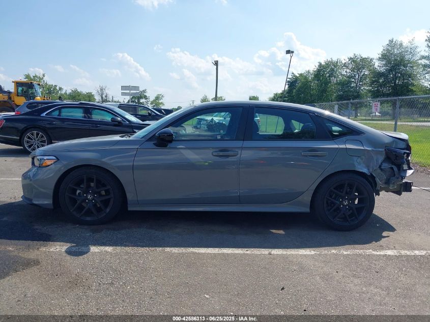 2025 Honda Civic Sport VIN: 2HGFE2F58SH555191 Lot: 42586313