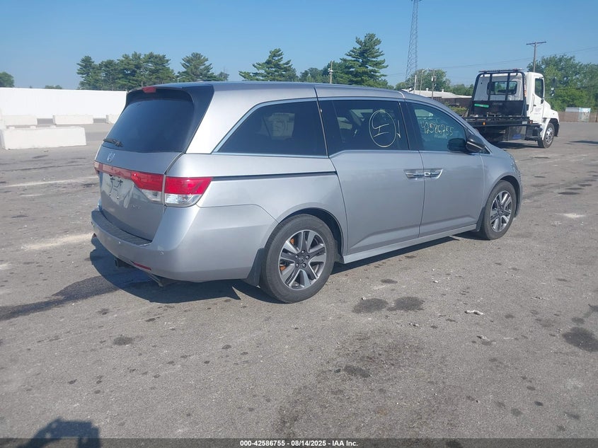 Vin: 5fnrl5h98gb055855, lot: 43079668, honda odyssey touring/touring elite 20164
