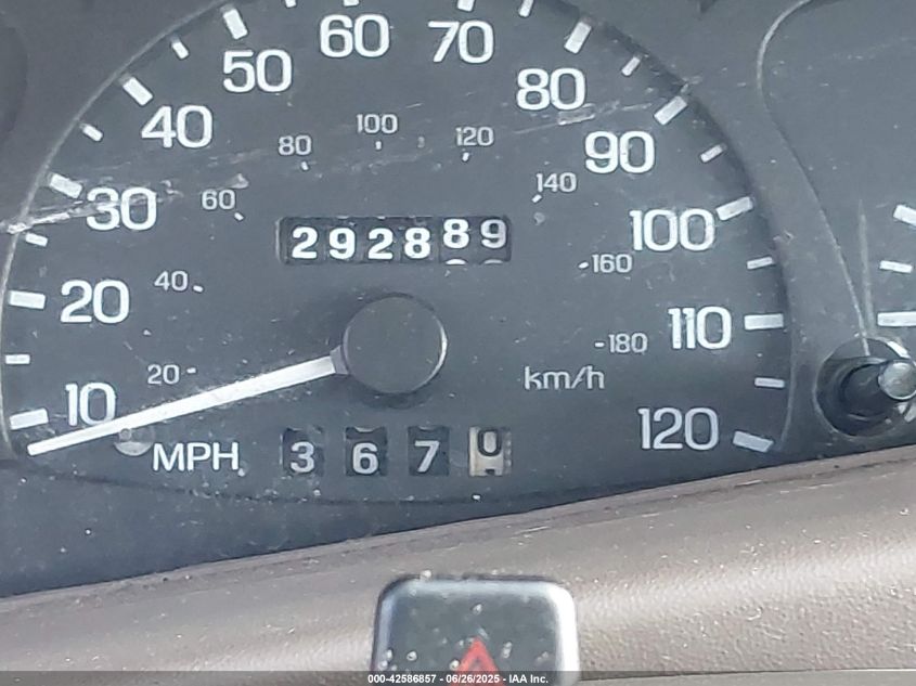 1999 Ford Escort VIN: 3FAKP1235XR166050 Lot: 42586857