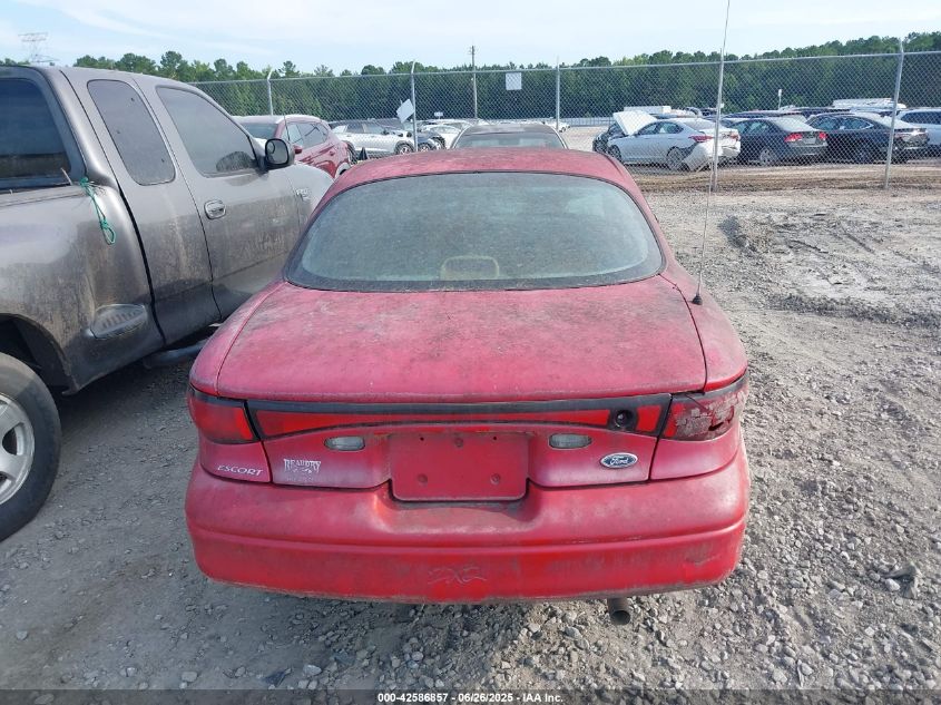 1999 Ford Escort VIN: 3FAKP1235XR166050 Lot: 42586857