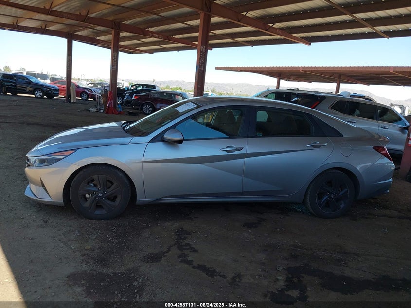 VIN 5NPLM4AG1MH010081 2021 HYUNDAI ELANTRA SEL
