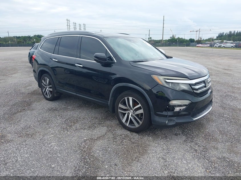 5FNYF6H0XJB046706 2018 Honda Pilot Elite auction photo 1