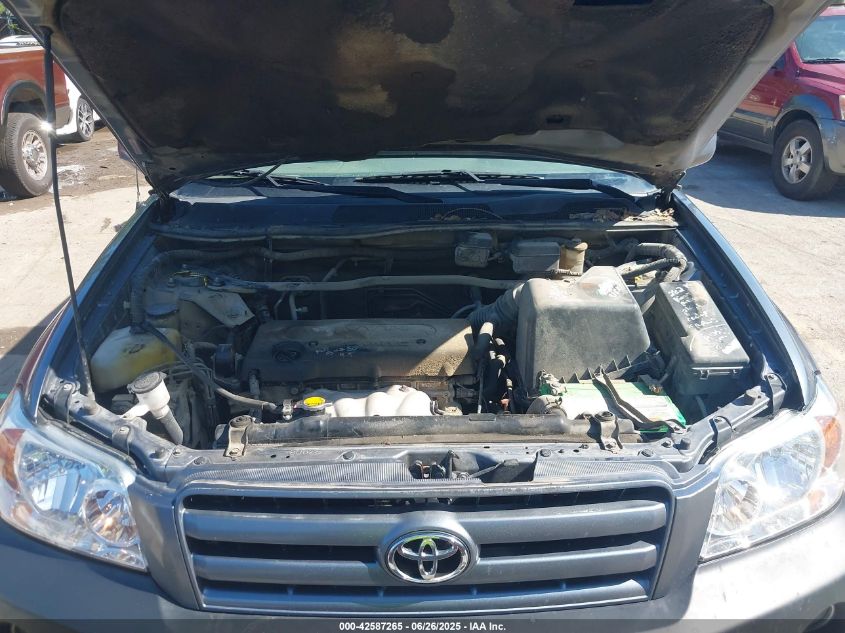 2007 Toyota Highlander VIN: JTEGD21A070165011 Lot: 42587265