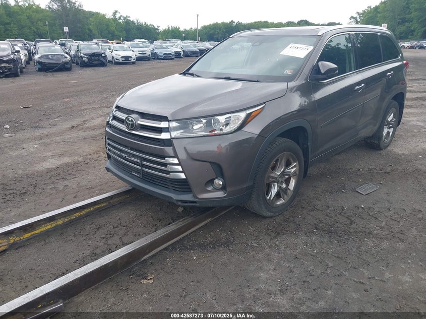 Vin: 5tddzrfh5js498672, lot: 43080186, toyota highlander limited platinum 20182