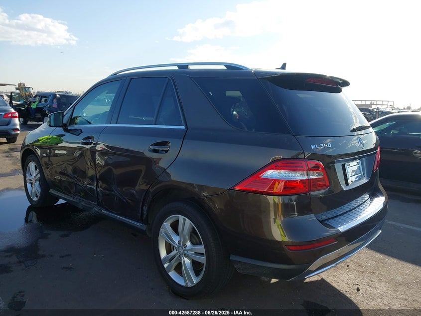 2012 MERCEDES-BENZ ML 350 VIN: 4JGDA5HB6CA002203