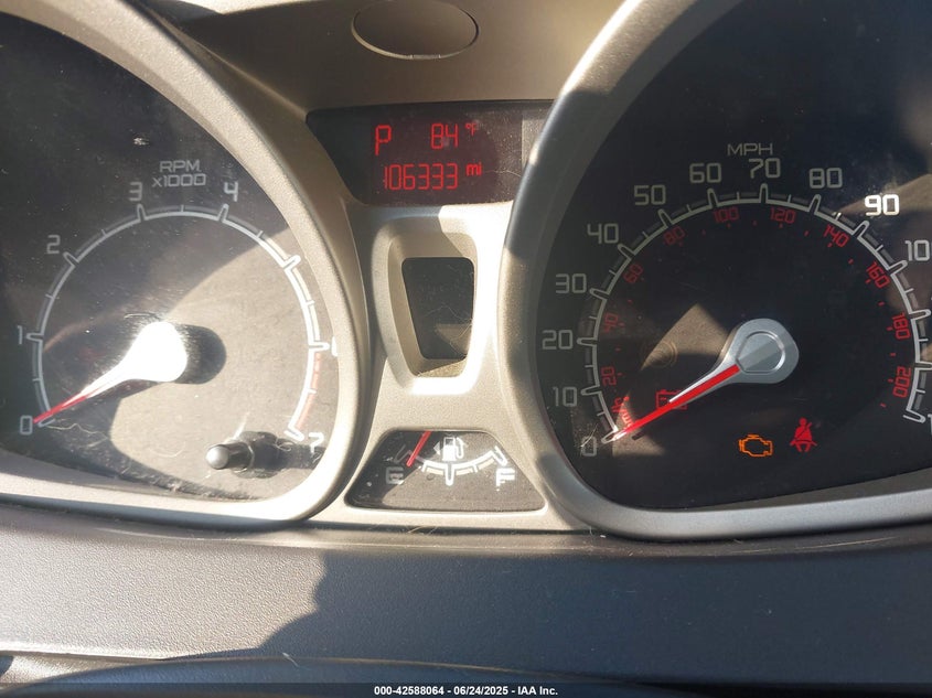 2011 FORD FIESTA VIN: 3FADP4EJ2BM233373
