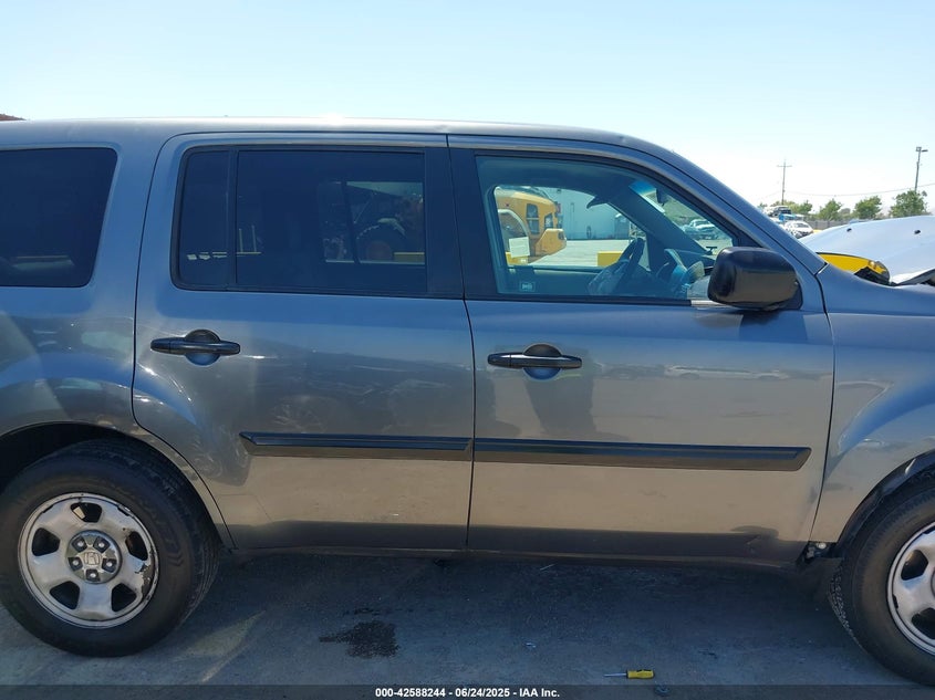 2012 HONDA PILOT VIN: 5FNYF3H20CB017282