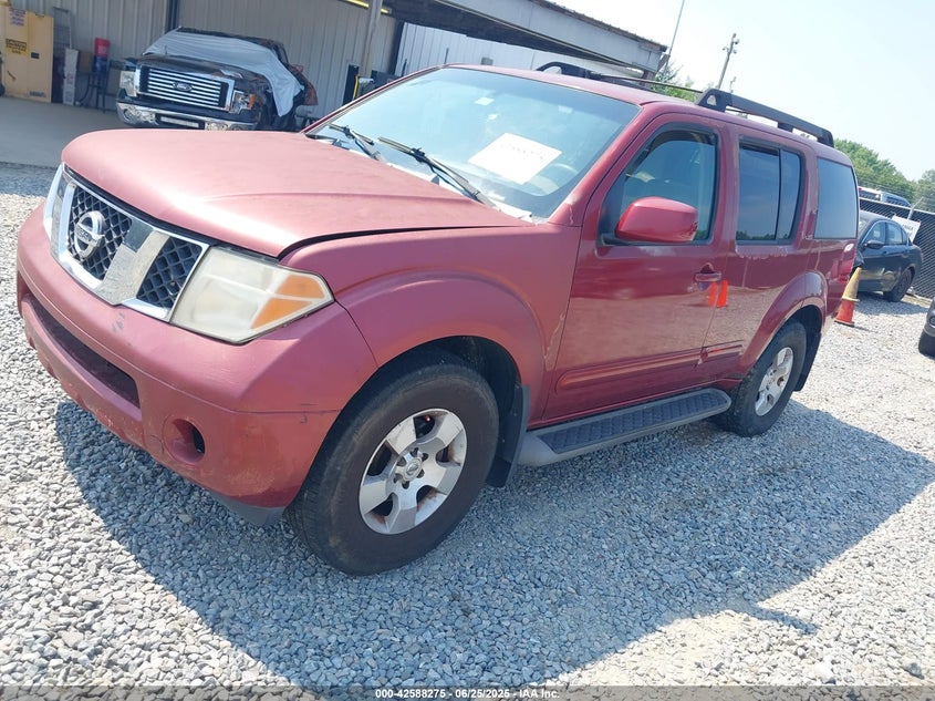 2007 NISSAN PATHFINDER VIN: 5N1AR18U37C647424