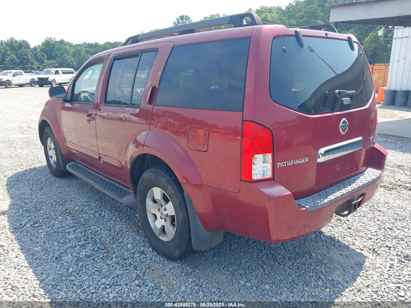 2007 NISSAN PATHFINDER VIN: 5N1AR18U37C647424