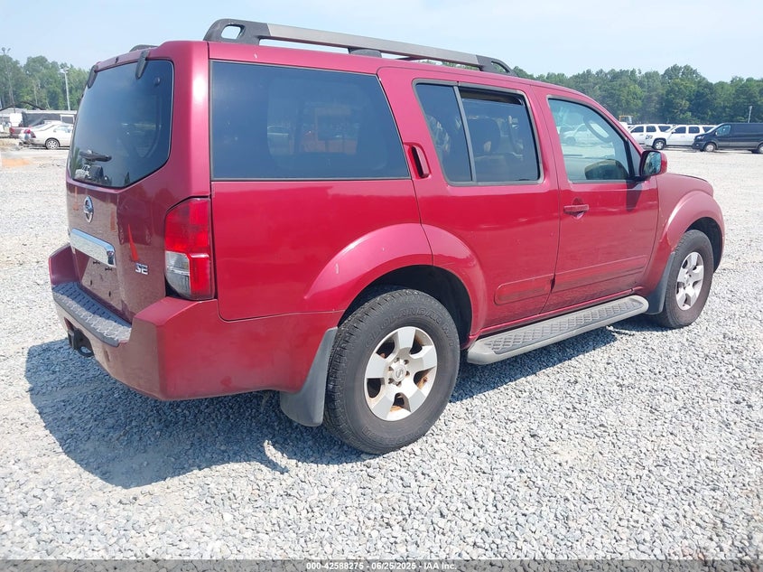 2007 NISSAN PATHFINDER VIN: 5N1AR18U37C647424
