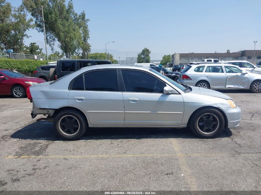 2002 Honda Civic Ex VIN: JHMES26782S001452 Lot: 42588464