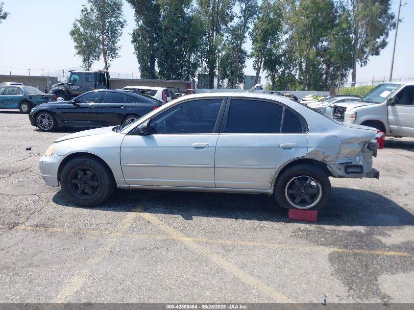 2002 Honda Civic Ex VIN: JHMES26782S001452 Lot: 42588464