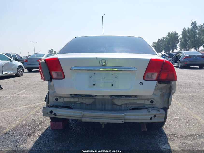 2002 Honda Civic Ex VIN: JHMES26782S001452 Lot: 42588464