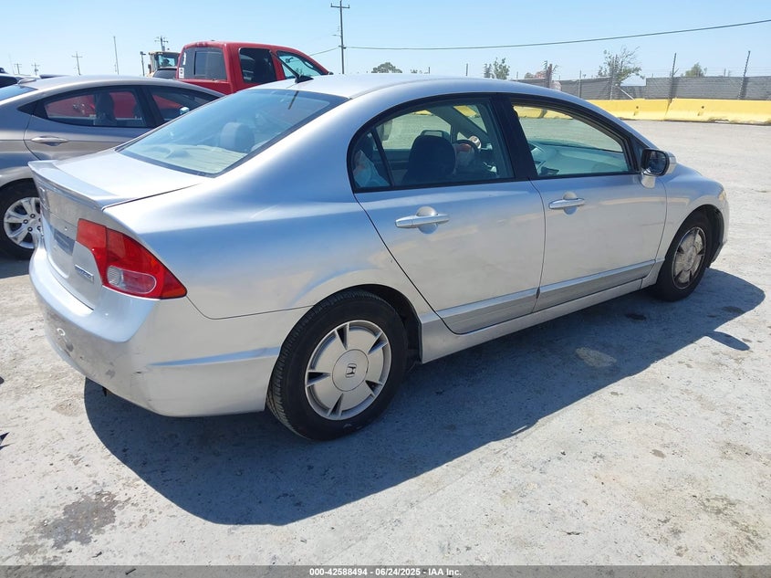 2006 HONDA CIVIC HYBRID VIN: JHMFA36246S004274