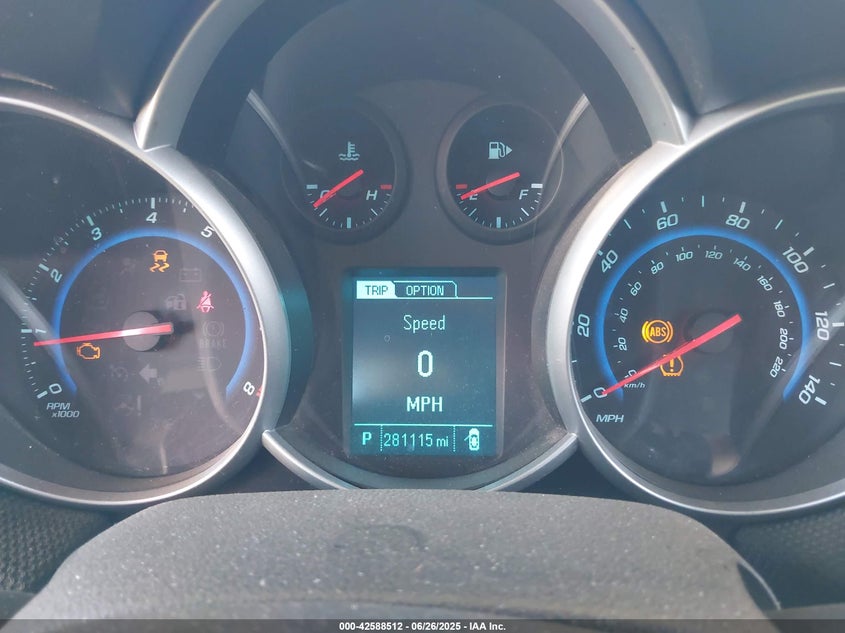 2015 CHEVROLET CRUZE VIN: 1G1PE5SB6F7257958
