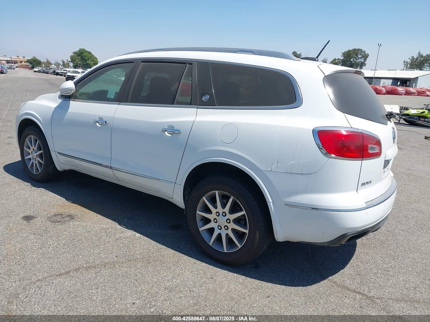 Vin: 5gakrbkd9hj218603, lot: 43081560, buick enclave leather 20173