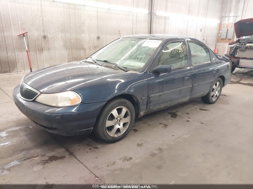 1MEFM66L2YK602383 2000 MERCURY MYSTIQUE photo no. 2