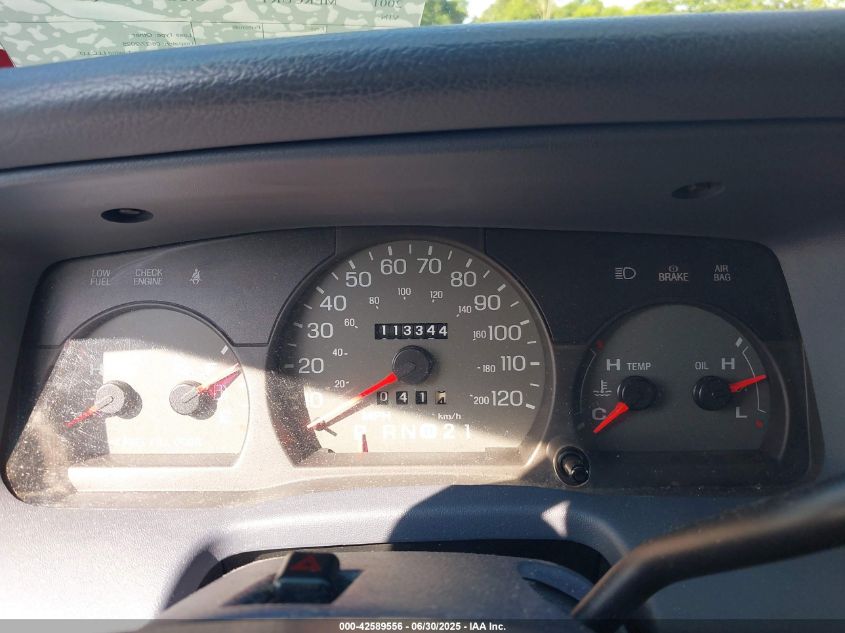 2001 Mercury Grand Marquis Ls VIN: 2MEFM75W01X626802 Lot: 42589556