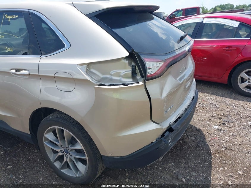 2017 FORD EDGE TITANIUM - 2FMPK3K82HBC40508