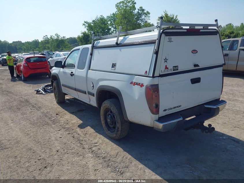 2007 CHEVROLET COLORADO VIN: 1GCDT19E278168909