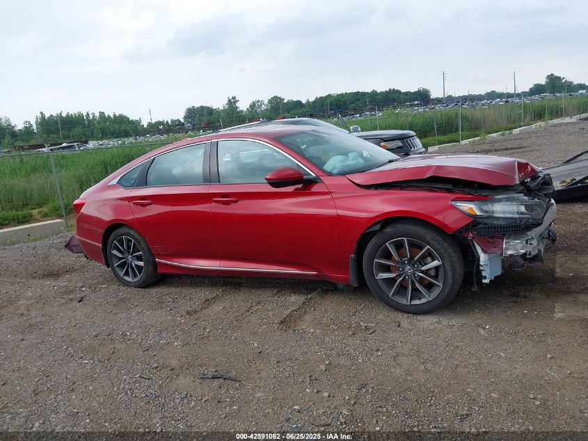 2021 Honda Accord Ex-L VIN: 1HGCV1F58MA048841 Lot: 42591082