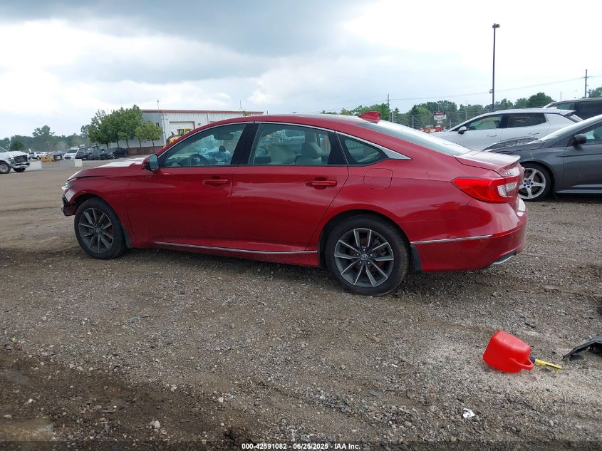 2021 Honda Accord Ex-L VIN: 1HGCV1F58MA048841 Lot: 42591082
