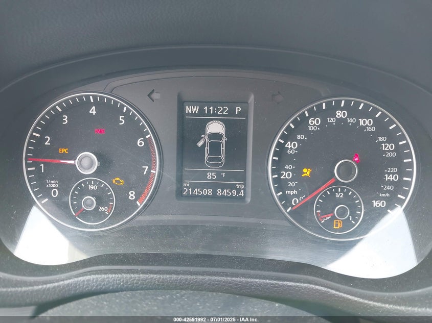 2014 VOLKSWAGEN PASSAT VIN: 1VWBT7A38EC110850