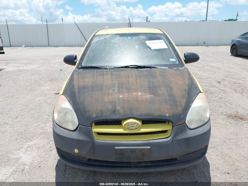 2008 Hyundai Accent Gs VIN: KMHCM36C78U056845 Lot: 42592140