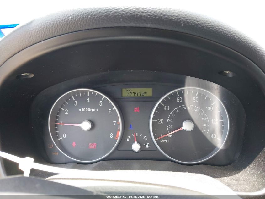 2008 Hyundai Accent Gs VIN: KMHCM36C78U056845 Lot: 42592140