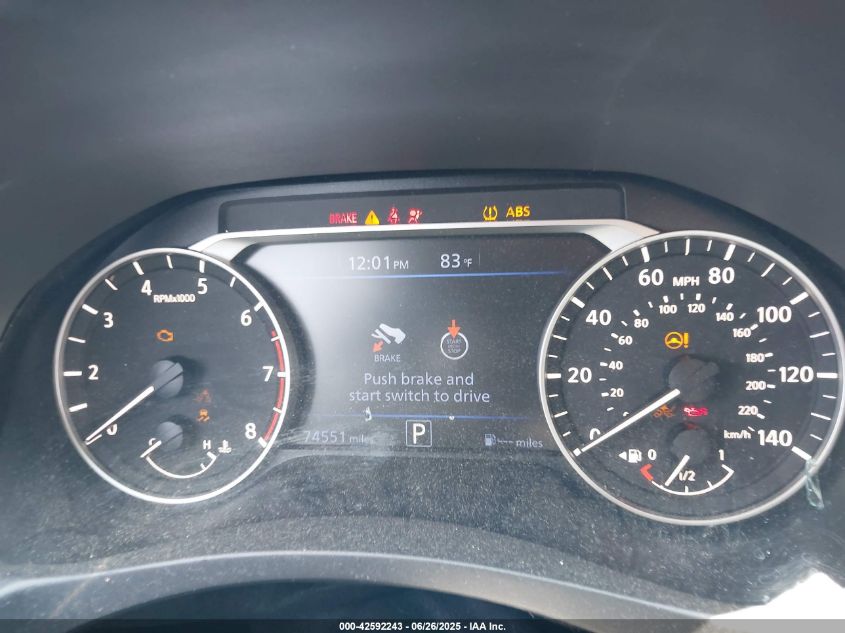 2021 Nissan Altima Sv Fwd VIN: 1N4BL4DV7MN357851 Lot: 42592243